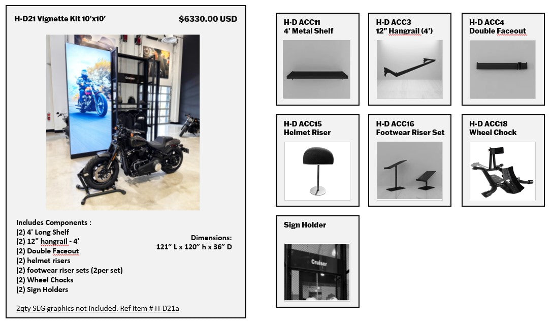 H-D21 Vignette Kit 10'x10'