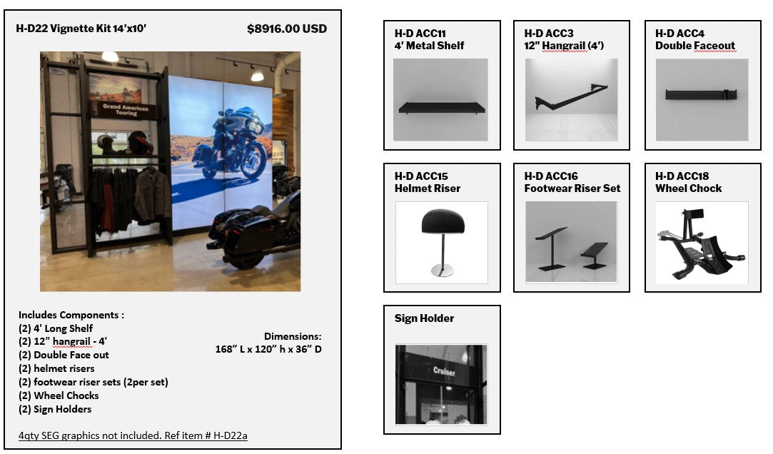 H-D22 Vignette Kit 14'x10'