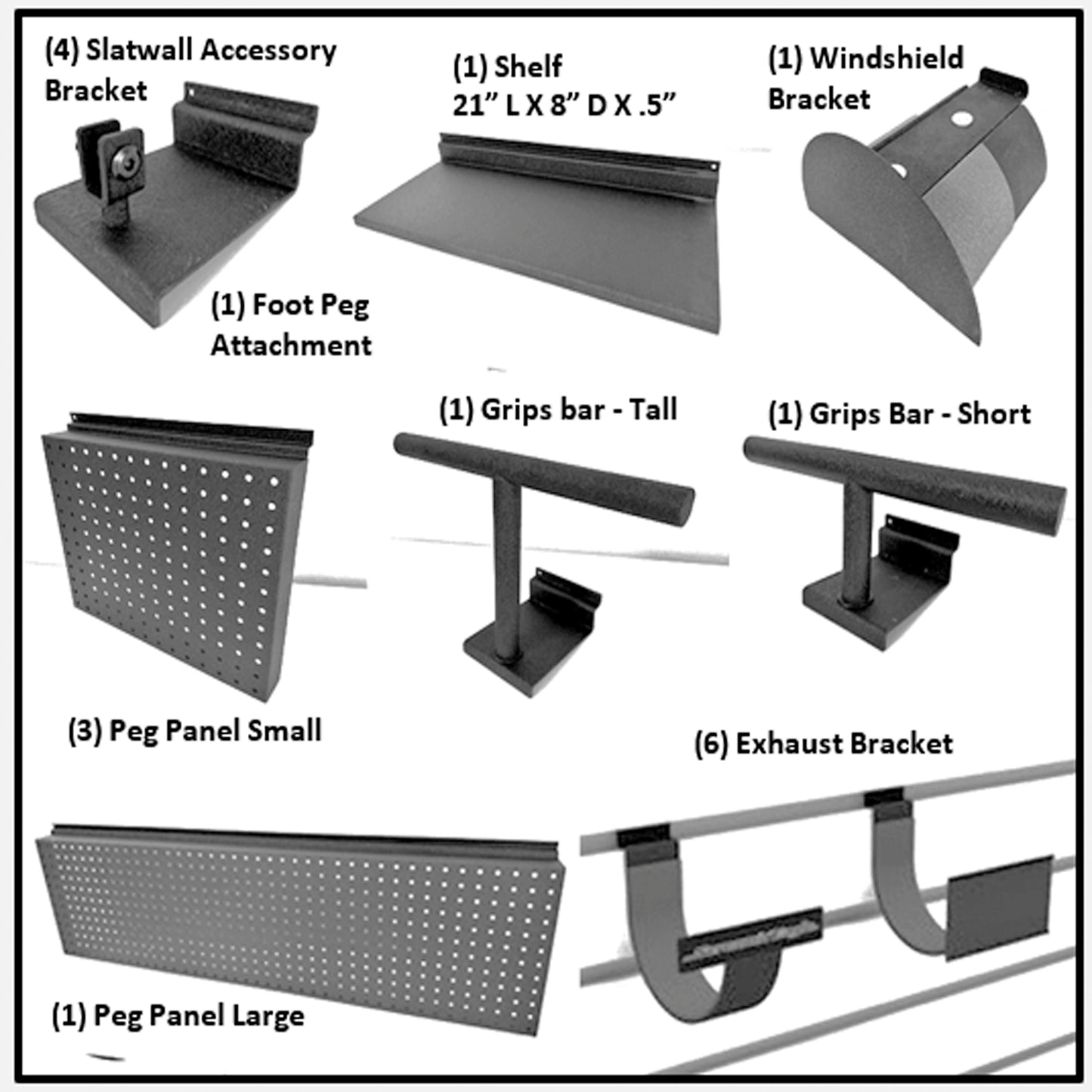 H-D8a Customization Wall Accessory Kit